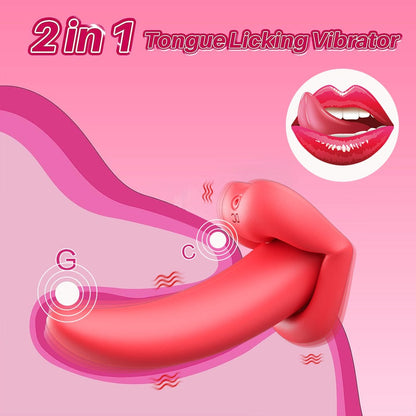 Lurevibe - Honey Tongue Wireless Remote Control 10 Frequency Wearable Vibrator