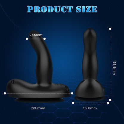 5.27‘’ Mini Saddle G Spot Prostate Vibrator With Suction Cup & Panty