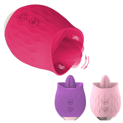 Lurevibe - Rose Toy Vibrator For Wome Clitoral Tongue Licking Vibrator