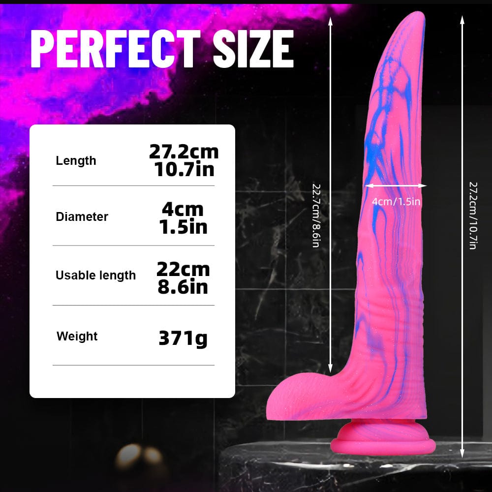 8.6‘’ Deer Whip Colorful Big Sm Dildo With Suction Cup