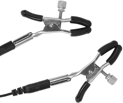Electric Shock Nipple Clitoral Clip Chain