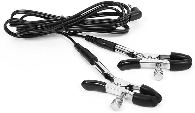 Electric Shock Nipple Clitoral Clip Chain