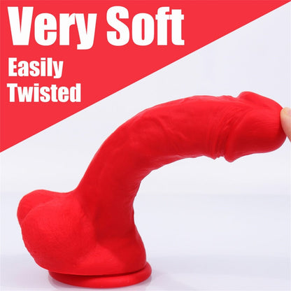 5.9‘’ AIMITEX five colors long silicone dildo