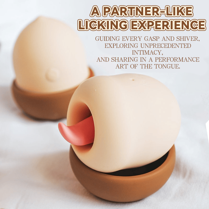 Soft Island Little Licking Acorn Tongue Vibrator