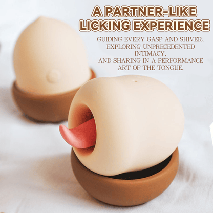 Soft Island Little Licking Acorn Tongue Vibrator
