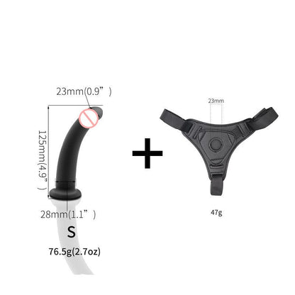 5.9‘’ Wearable Strap On Penis Pant Sex Toy For Sensory Fun
