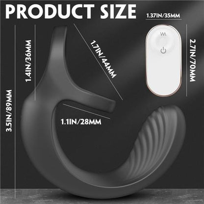 Remote Penis Vibrator Ring Prostate Massager Vibrating Cock Ring Sex Toys for Men