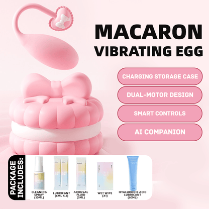 Pink Macaron 10 Modes Egg Vibrator