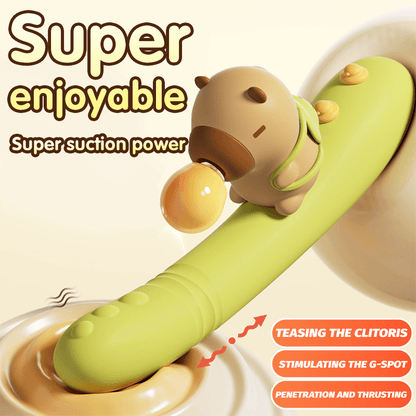 Spring Pipi Separable Vibrating Rod Insertable Telescopic Suction Vibrator