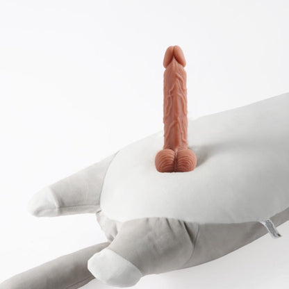 Upgraded Fun Plush Toys Thrusting Dildo Machine Sex Toy