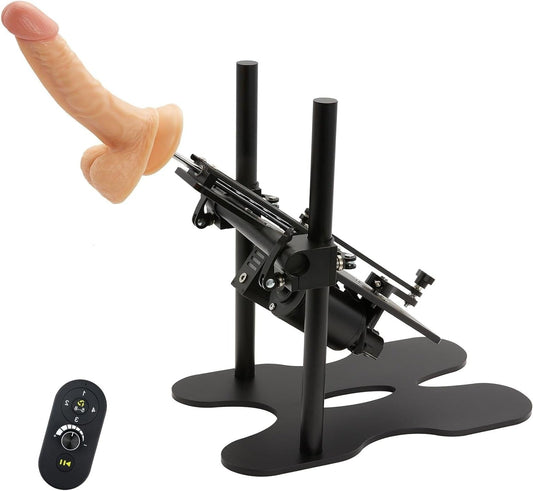 Automatic Sex Machine Gun Realistic Dildo 120W Powerful 360° Adjustable with 1 Remote Control