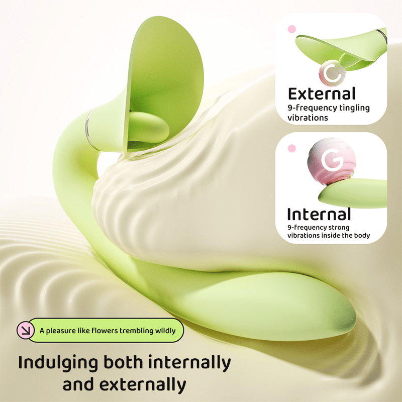 Honey Bee Buzzing Garden Clitoral Sucker & G-Spot Vibrator Duo Set
