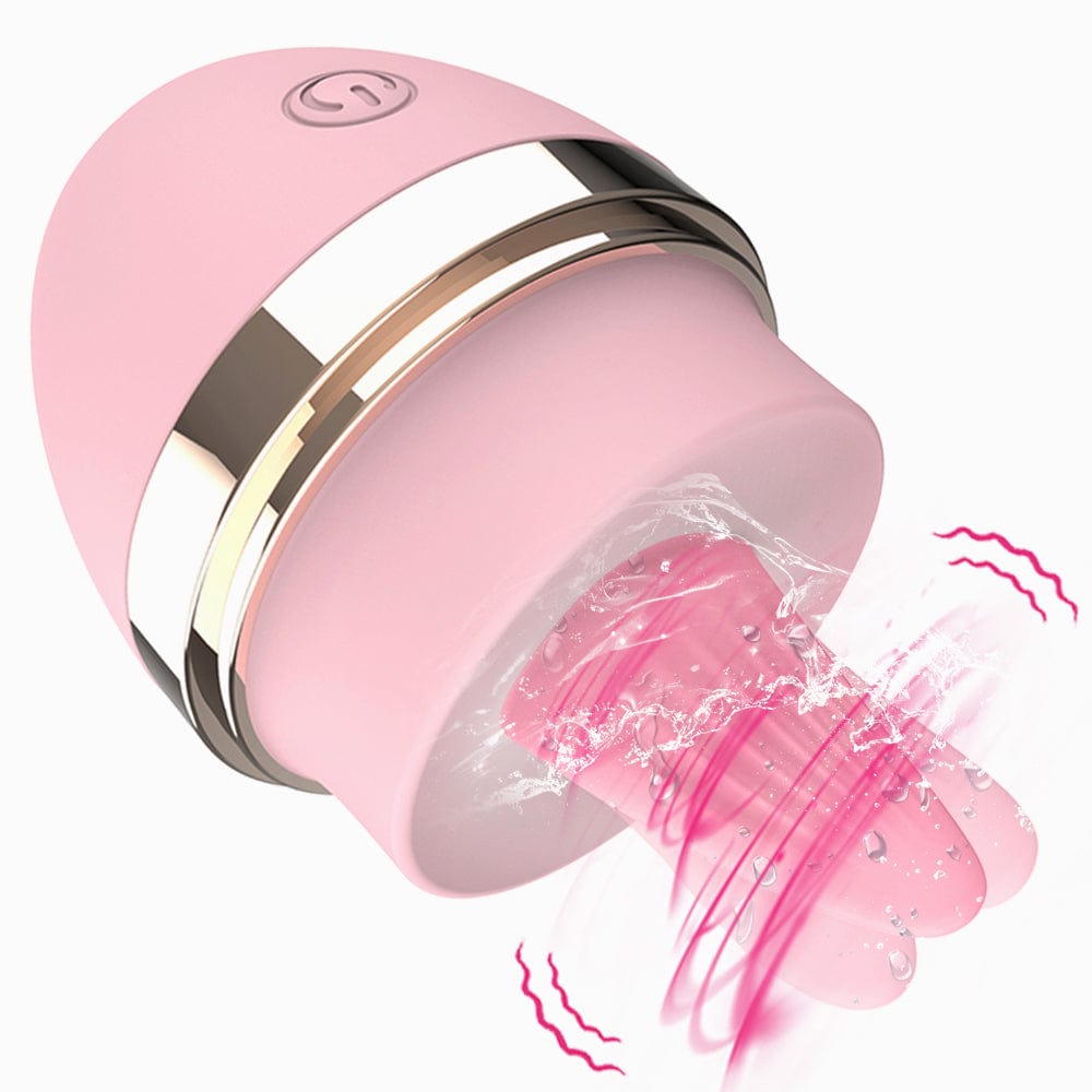 Lurevibe - Licking Tongue 10 Modes Egg Vibration Medical Silicone