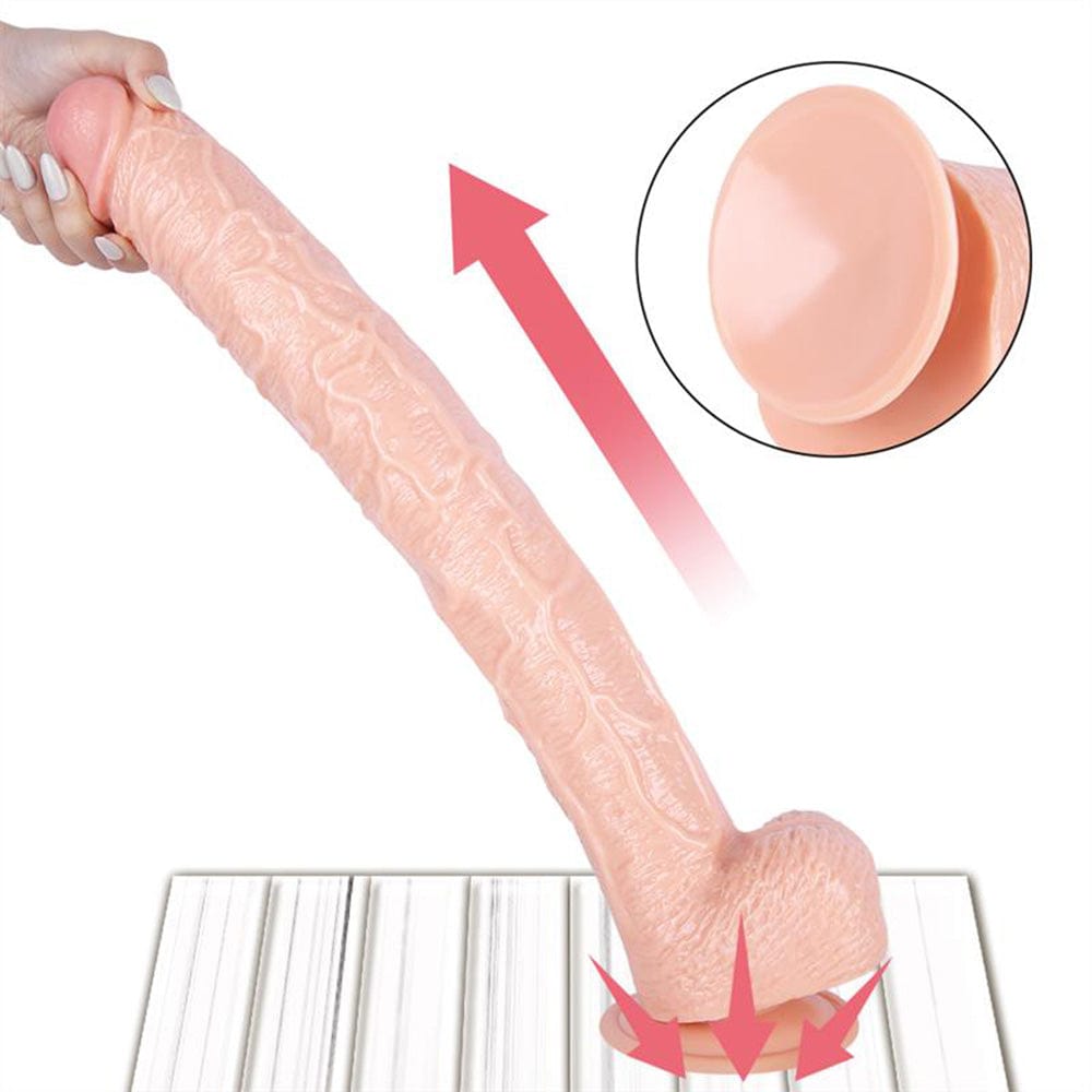 16.93‘’ Strap On Huge PVC Dildo