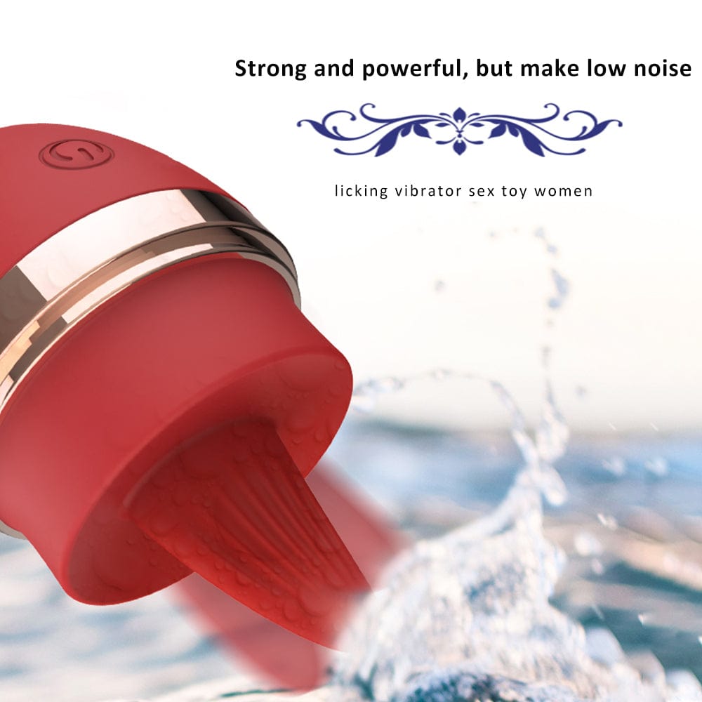 Lurevibe - Licking Tongue 10 Modes Egg Vibration Medical Silicone