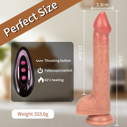 6.89‘’ Perfect Simulation Dick Powerful Thrusting Vibrating Penis
