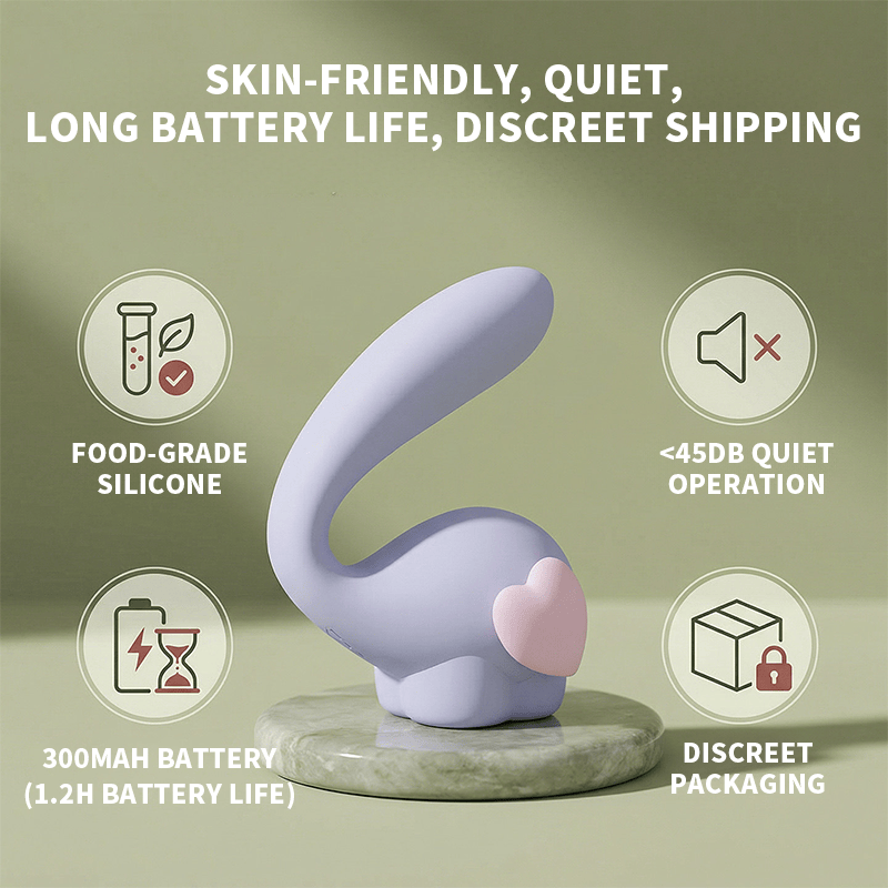 Funful easing Bean Elephant Swinging & Vibrating Dual-Stimulation Toy