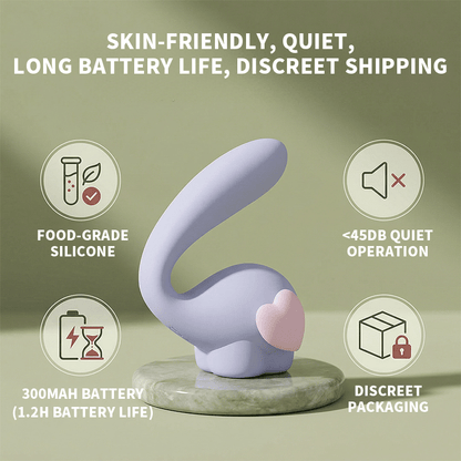 Funful easing Bean Elephant Swinging & Vibrating Dual-Stimulation Toy