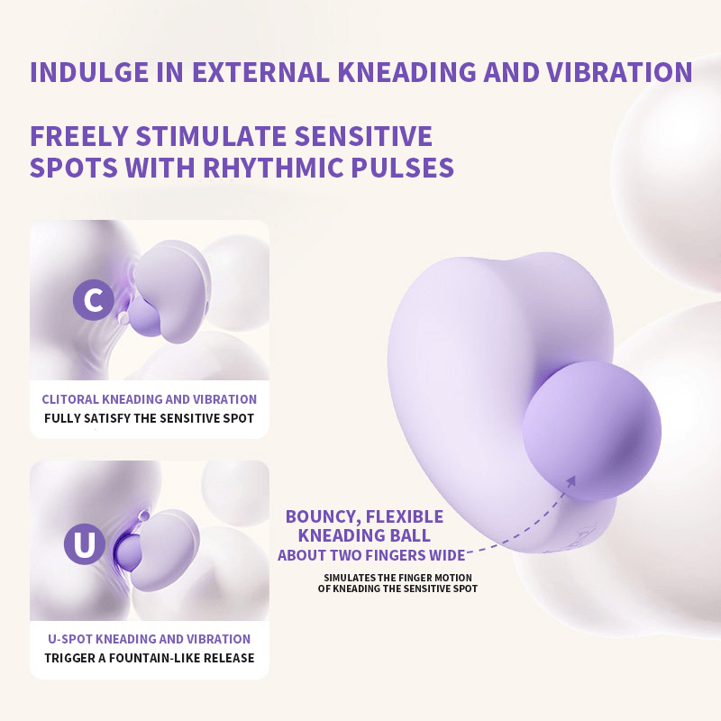 Squeeze Ball Dual-Zone Clitoral & U-Spot Vibrator