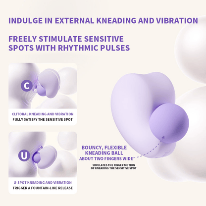Squeeze Ball Dual-Zone Clitoral & U-Spot Vibrator