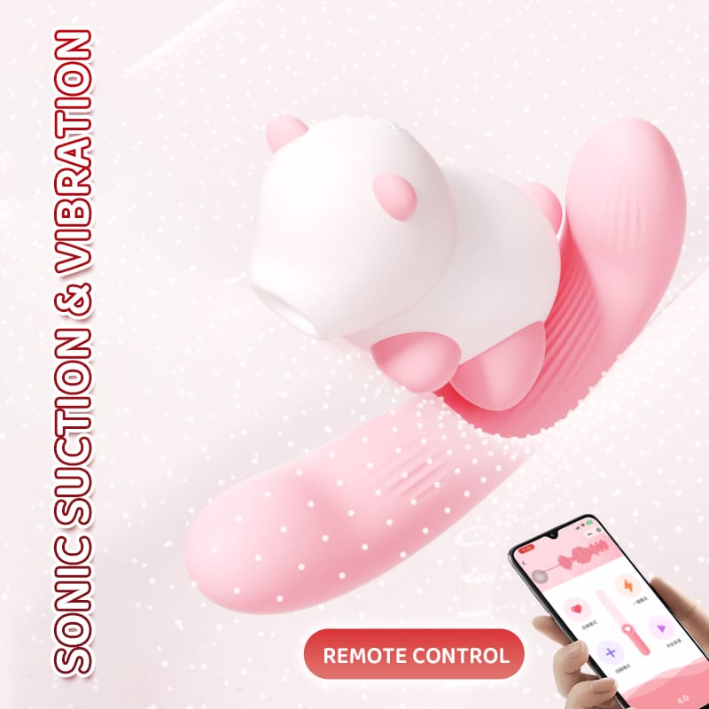 Lazy Panda Clitoral Suction & G-spot Vibrator