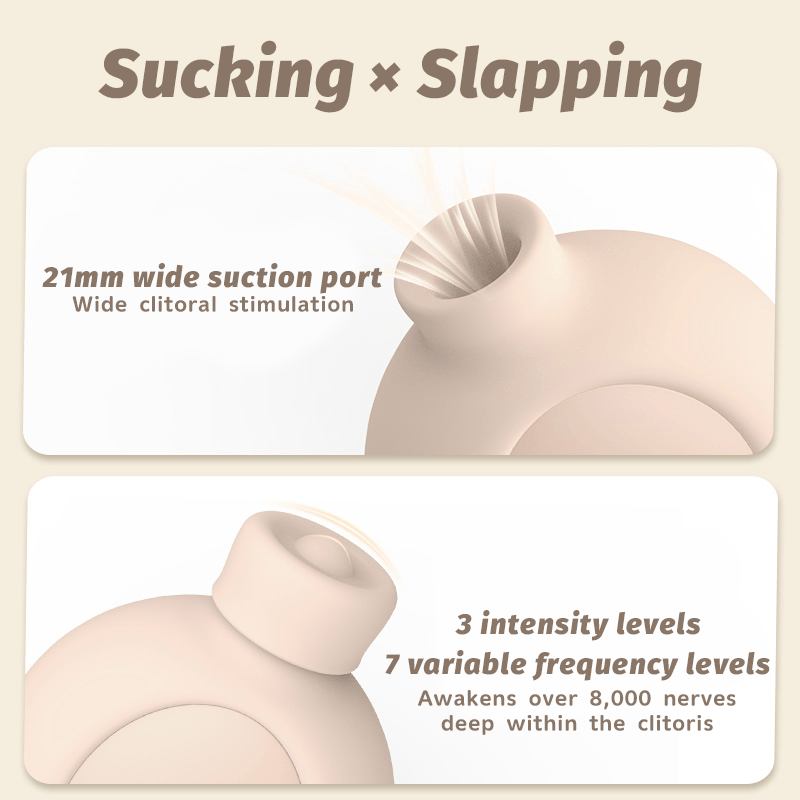 Soft Island Happy Bottle Clitoral Sucking Flapping Vibrator