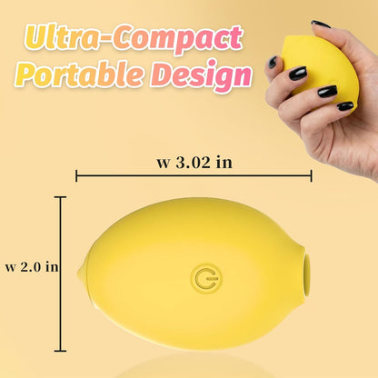 Lurevibe - Sucker Clitoris Sucking And Licking G-point Massager Lemon Toy Sucker for Women