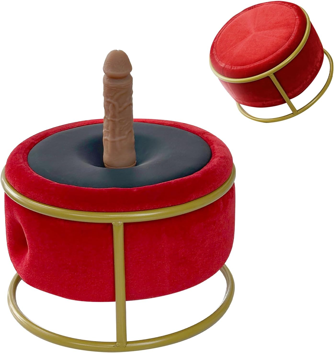 Red Seat Dildo Machine Chair Massage Seat