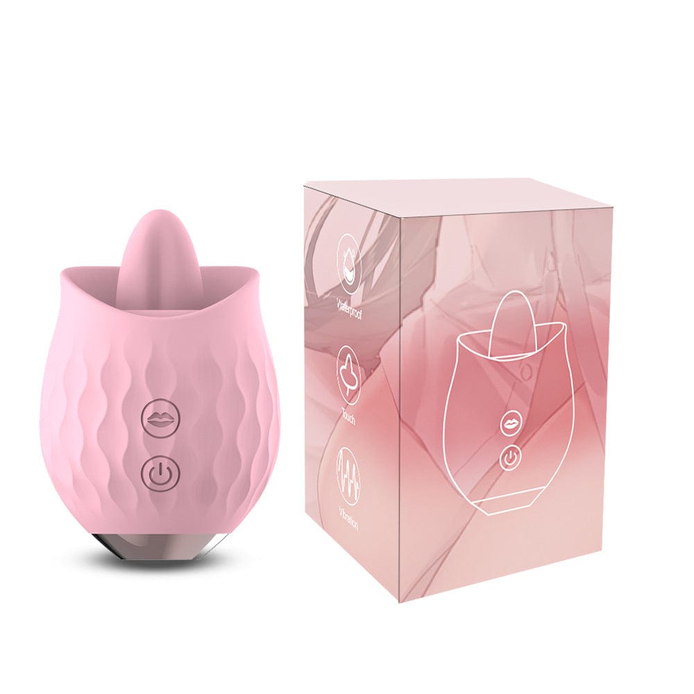 Lurevibe - Rose Toy Vibrator For Wome Clitoral Tongue Licking Vibrator