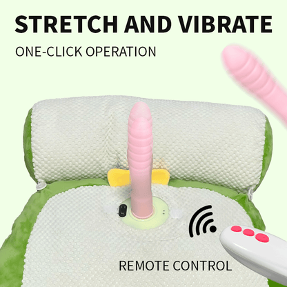 Pumpkin-shaped Pillow Style Thrusting Dildo Sex Machine Vibrator