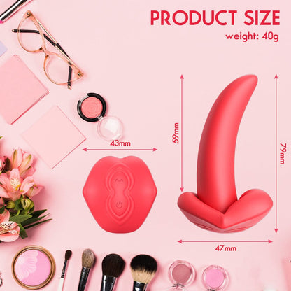 Lurevibe - Honey Tongue Wireless Remote Control 10 Frequency Wearable Vibrator