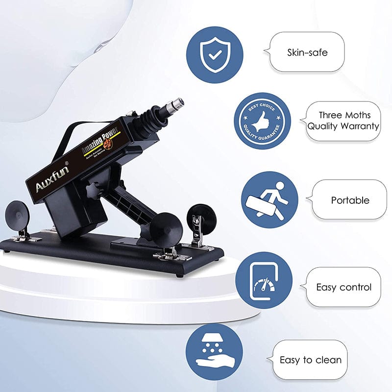 Lurevibe - Automatic Sex Machine Sex Toys Love Machine Device Gun with 6 Attachments