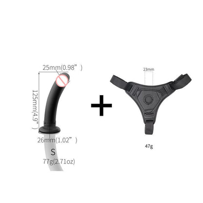 5.9‘’ Wearable Strap On Penis Pant Sex Toy For Sensory Fun