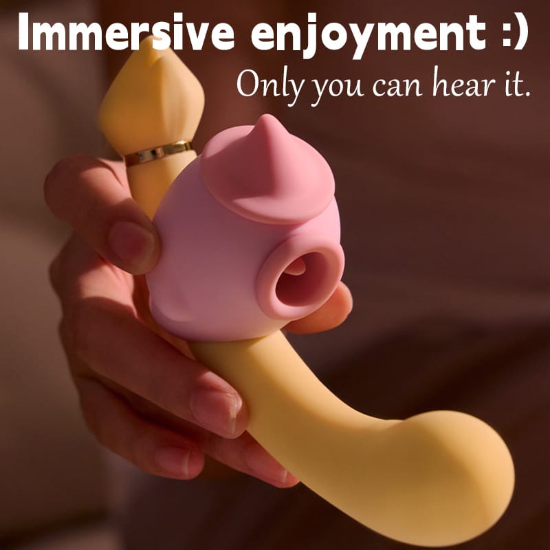 Magic Wand 3-in-1 G-Spot Clitoral Vibration & Tongue-Licking Toy