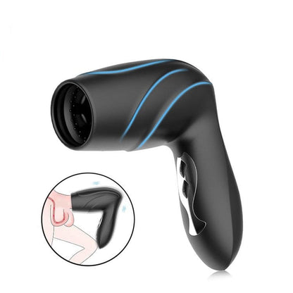 Lurevibe - Men's USB Rechargeable Vibration Sucking Machine Automatic Male Masturbator