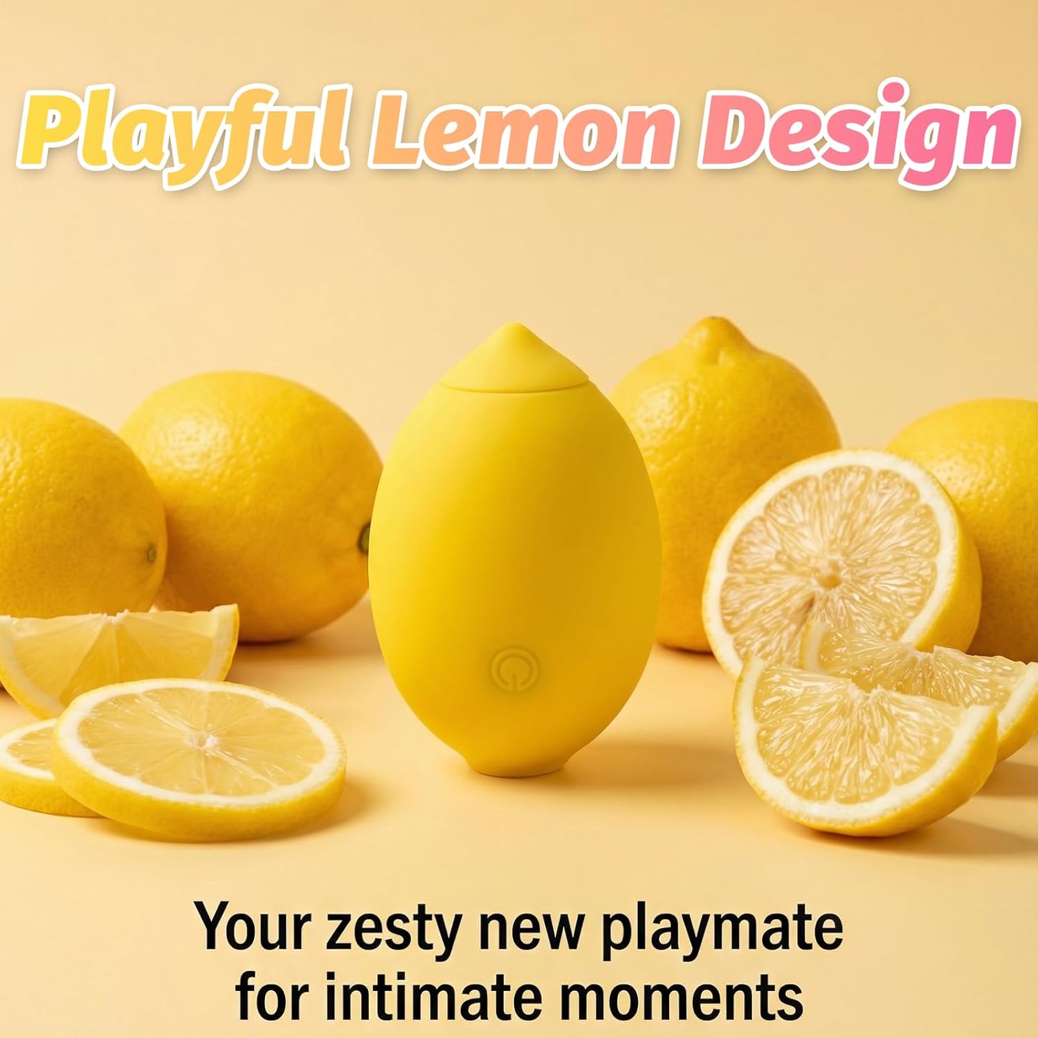 Lurevibe - Sucker Clitoris Sucking And Licking G-point Massager Lemon Toy Sucker for Women