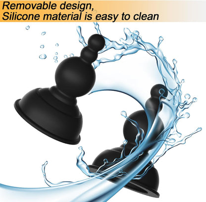Electric Shock Silicone Nipple Stimulator with Remote Control