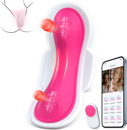 Wearable Panty Vibrators Clit Nipple Stimulator With Remote App Control