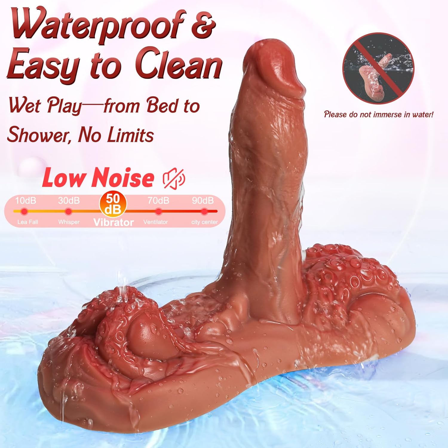 4 in 1 Sit and Ride Monster Dildo Vibrator with Remote Control
