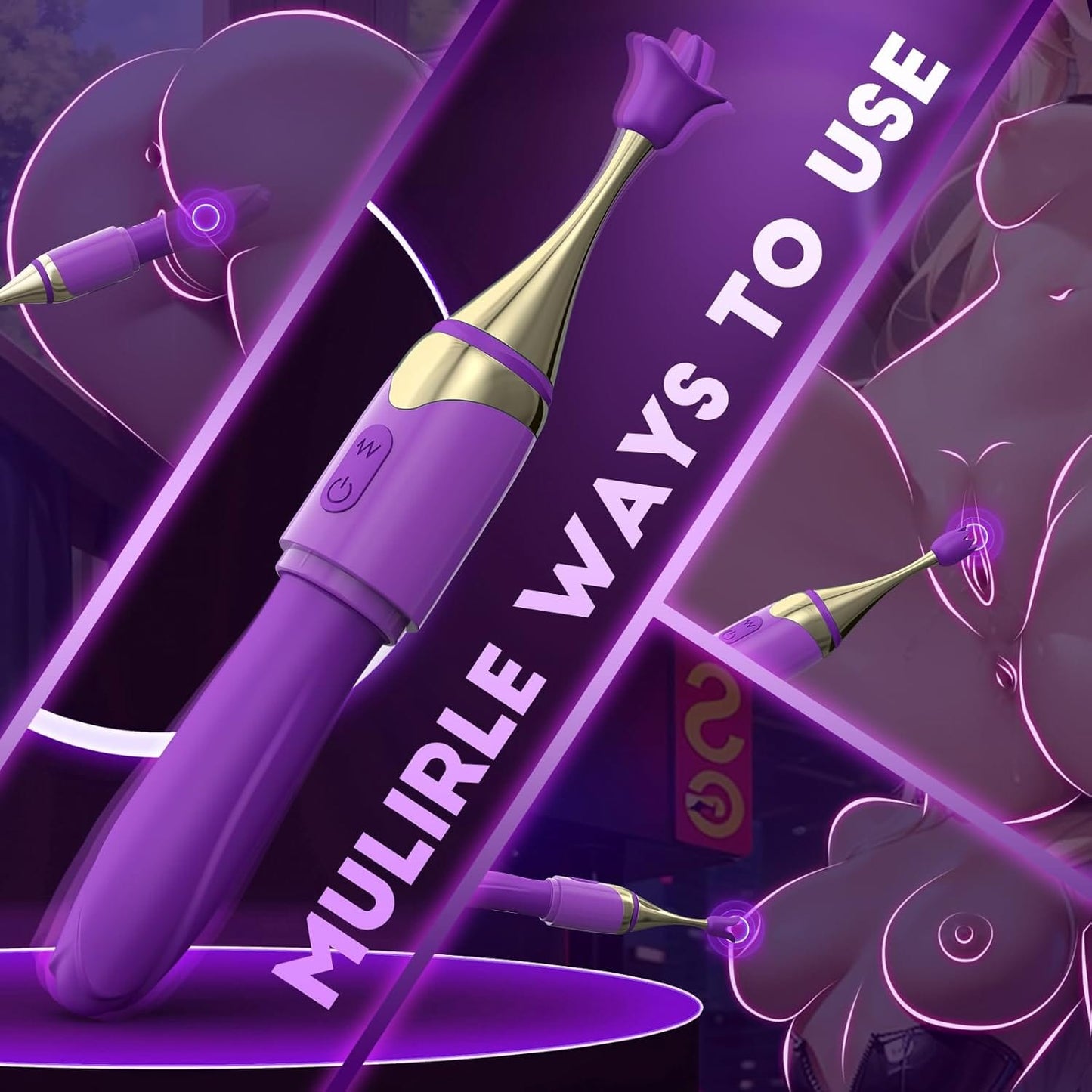 2 In 1 Mini Wand G Spot Vibrator