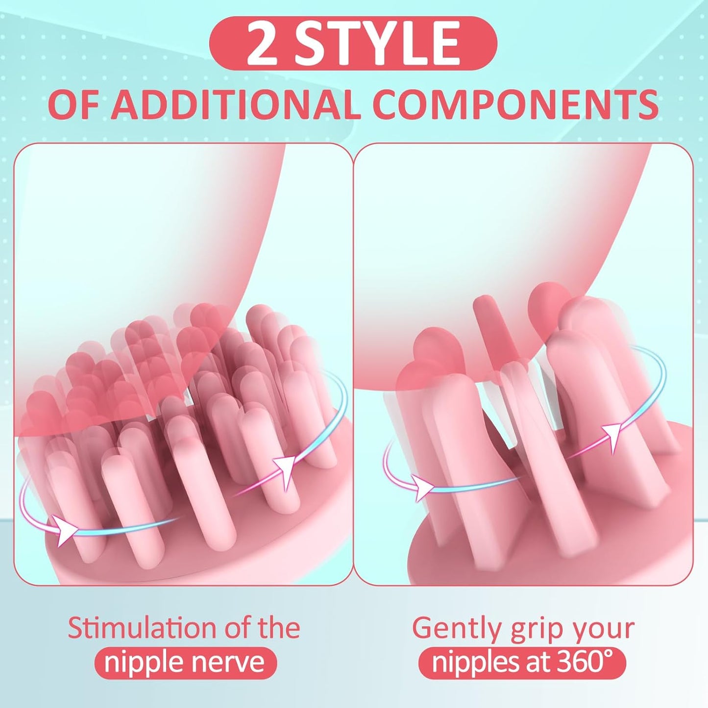 Nipple Sucking Rotation Stimulator Massager