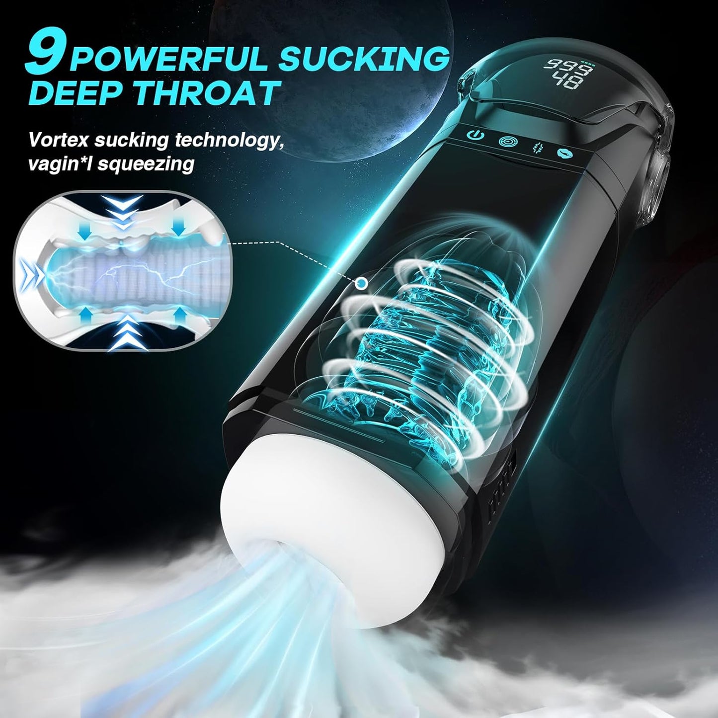 Armor 3 In 1 Auto Suction Thrusting Vibration Male Storker