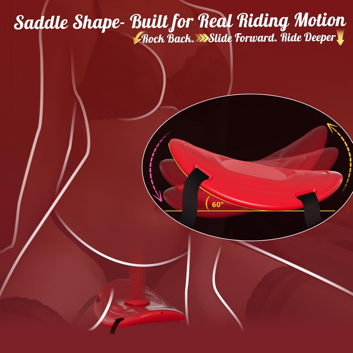 Strap On Dildo & Sex Saddle Machine Holder