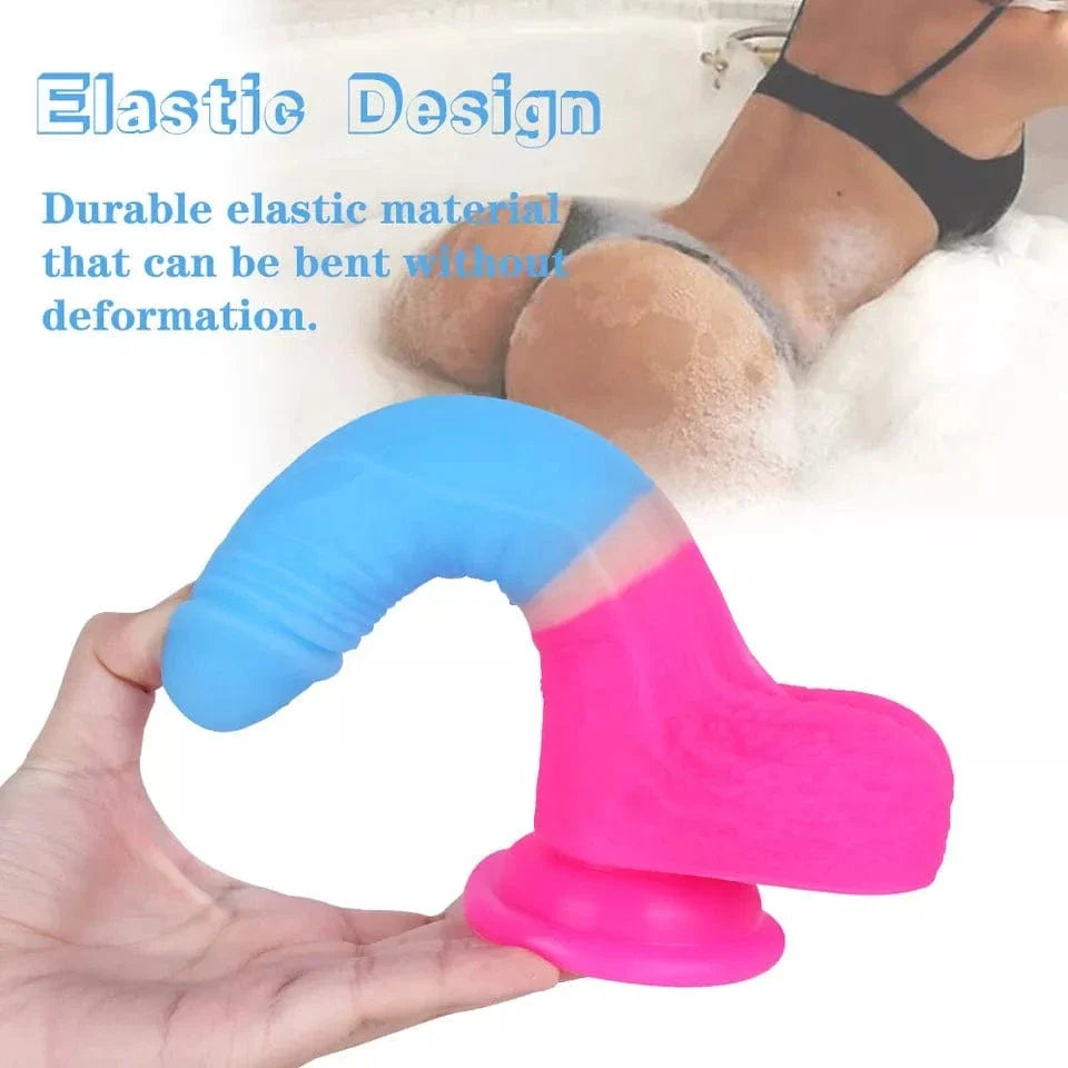 7.09‘’ Strap-on Dildo Leopard Belt For Lesbian Couple