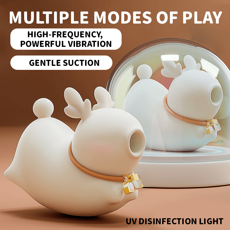 Deer Kiss Suction and Tapping Vibrator