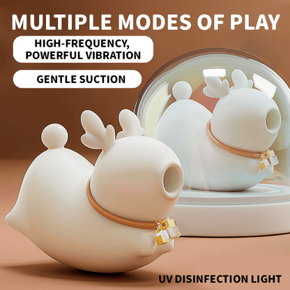 Deer Kiss Suction and Tapping Vibrator