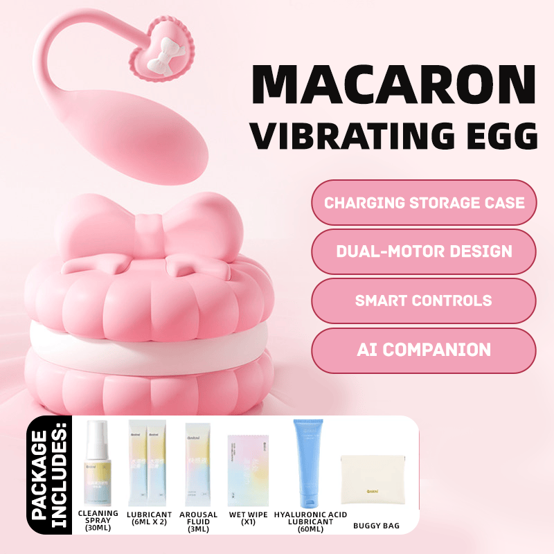 Pink Macaron 10 Modes Egg Vibrator