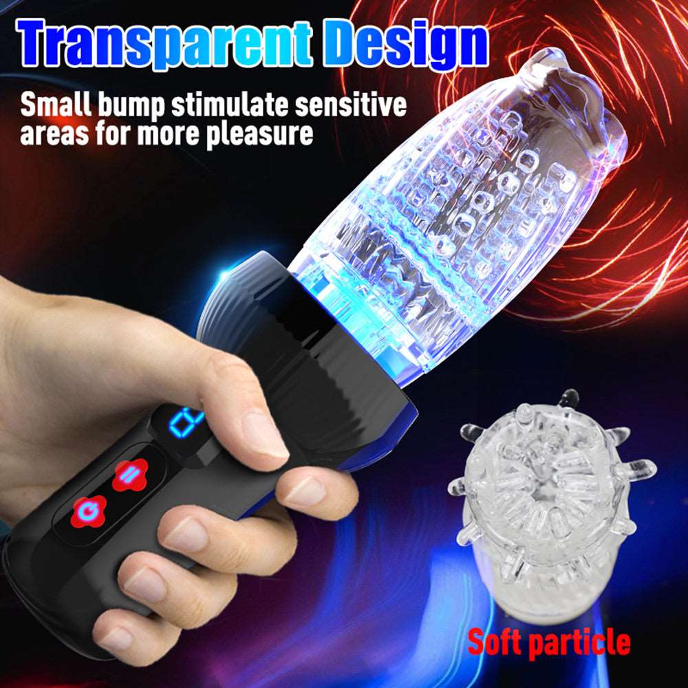 Lurevibe - Gawk Gawk 6000 4.0 Version Torch 9 *9 Thrusting Rotating Penis Stroker
