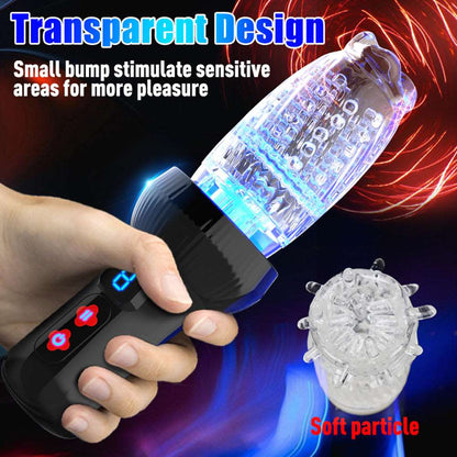 Lurevibe - Gawk Gawk 6000 4.0 Version Torch 9 *9 Thrusting Rotating Penis Stroker