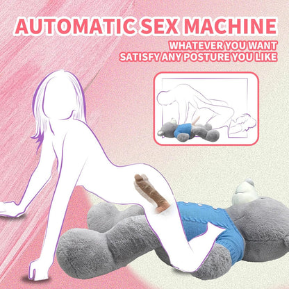 Teddy Bear Type Plush Sex Machine